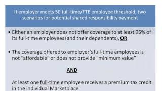 Affordable Care Act 101 Webinar