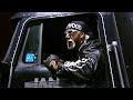 Hulk Hogan drives a tractor-trailer into an ambulance carrying The Rock: Raw, Feb. 18, 2002