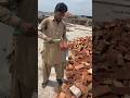 Brick cut in two equal Pieces construction Skill |#trending #shorts #home #shorts