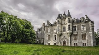 Castillo de cuento de hadas abandonado en Francia, un tesoro del siglo XVII.