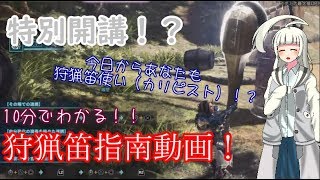 MHWib ゆっくり解説「狩猟笛指南動画」