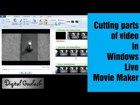Windows Movie Maker Made Easy - Cutting parts out of your video Windows Movie Maker Made Easy - Cutting parts out of your video