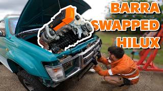 Insane Turbo Barra swapped Hilux build! Barralux ep1 #barra #turbo #turbobarra #4wd #offroad