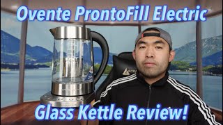 Ovente 1.7L ProntoFill Electric Glass Kettle Review!