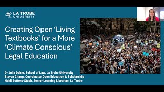 Creating Open ‘Living Textbooks’ for a Climate Conscious Legal Education