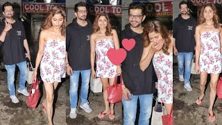 Shamita Shetty with Rakesh Bapat Spotted outside Kromakay Salon in Juhu 📸💕😉👍