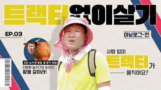 이게 맞아? 진짜 맞아?😨 트랙터🚜라 쓰고 소라 읽는 체험기!🐮 l [아날로그인 EP.3]