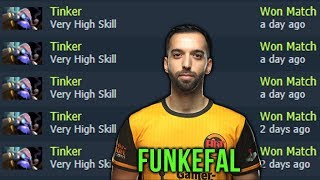 Funkefal Top-1 Tinker Spammer Know Only How to Win - Dota 2 Compilation