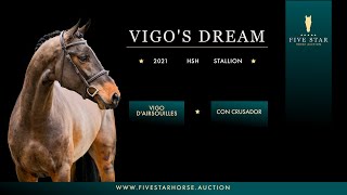 Vigo's Dream (Vigo D'Airsouilles - Con Crusador) 2021. HSH approved stallion