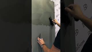 Decorative wall paint: DIY pearl plaster #shortvideo #shortsvideo #reels