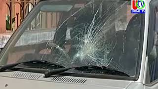 01 02 2019 UTv News Cars Damage By Miscreants At Gandhi Nagar Under Town PS