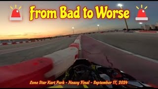 🚨 From Bad to Worse - Lone Star Kart Park - Heavy Final - September 17, 2024