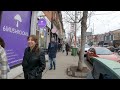 toronto saturday queen street west downtown walking tour canada 4k