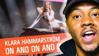 AMERICAN REACTS To Klara Hammarström - On and On and On | Melodifestivalen 2025