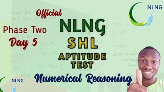 PHASE 2 || DAY 5 || NLNG - SHL NUMERICAL (INTERACTIVE) QUESTIONS