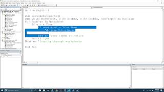 VBA: Nested Statements