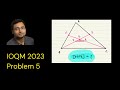 IOQM 2023 Problem 5 | Area of Triangle on Medians | Math Olympiad Geometry