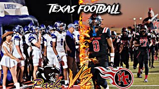 PORT ARTHUR MEMORIAL VS #7 LUFKIN  5A DISTRICT MATCH-UP TEXAS HIGH SCHOOL FOOTBALL