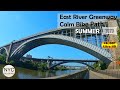 4k60 New York Cycling Path: East River Greenway Bike Path along FDR Drive (2020)