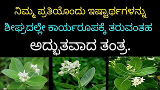 ನಿಮ್ಮ ಪ್ರತಿಯೊಂದು ಇಷ್ಟಾರ್ಥಗಳನ್ನು ನೆರವೇರಿಸಬಲ್ಲ ಅದ್ಭುತವಾದ ತಂತ್ರ