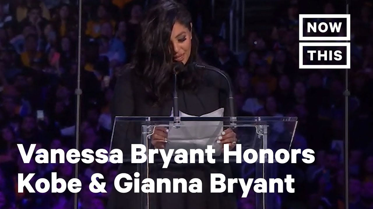 Vanessa Bryant Gives Emotional Tribute To Gianna And Kobe Bryant ...