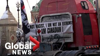 Trucker convoy arrives in Canada's capital to protest vaccine mandates, Trudeau government