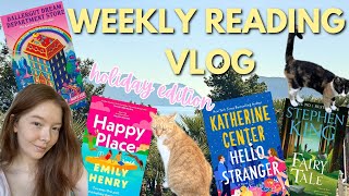 WEEKLY READING VLOG 🍦🌺☀️ how much can I read whilst on holiday