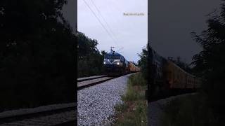 Chamarajanagar - Mysuru Pass. (T.No: 06234) enters Mysuru on a late evening | KJM OG WDP-4 | #shorts