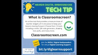 Tech Tip - Classroomscreen.com