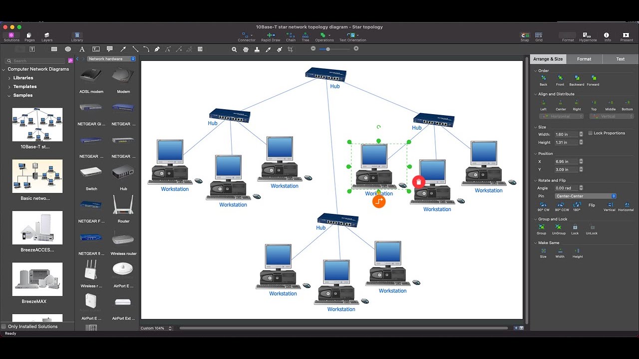 Network Topology Diagrams Chartsmoli