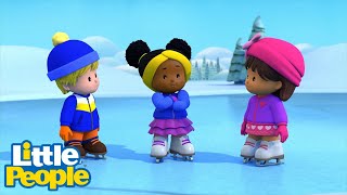 Little People | There's An Issue on the Ice Rink! Educational | Little People Fisher Price