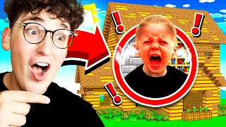 5 WAYS TO TROLL YOUR LITTLE BROTHER in MINECRAFT!