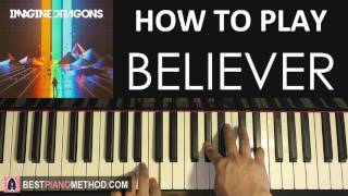 Imagine Dragons - Believer (Piano Tutorial Lesson)