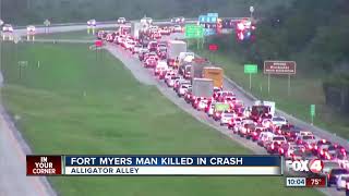 Fort Myers man dies in i-75 crash