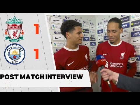 Virgil Van Dijk Reflects On Liverpool Draw 1-1 Against Man City At ...