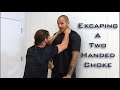 Escaping a Two Handed Choke