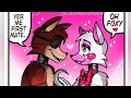 Foxy and Mangle Romance - FNAF Comic Dub