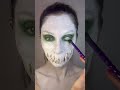 turning into a creepy cute green demon💚 green greeneyes turning grwm grungegirl goth