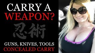 Should I Carry A Weapon For Self Defense? | Concealed Carry | Martial Arts Training Techniques