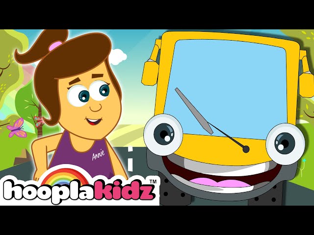 Wheels On The Bus Song + More Nursery Rhymes & Baby Songs By HooplaKidz ...