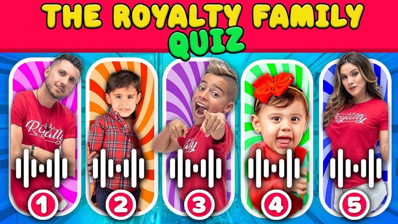 The Royalty Family Quiz ! King Ferran, Andrea, Ali, Blu Amal, Milan ...