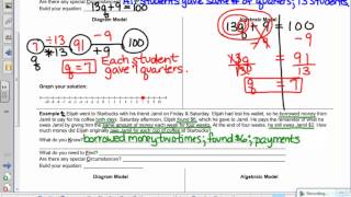 Problem Solving Multi Step Equations Mini Lesson
