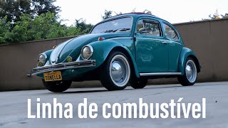 Troca da linha de combustível do Fusca Verde Prússia!