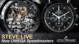 STEVE:LIVE -- The New Omega Speedmaster Moon Watches