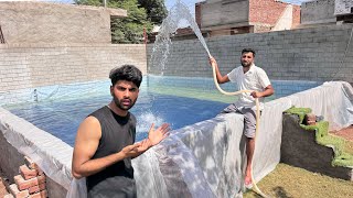 Swimming Pool Main Pani Bhrna Start Kr Diya😍