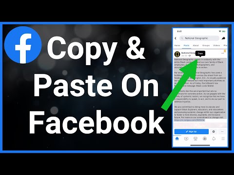 How to Copy and Paste on Facebook