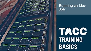 Running an idev Job