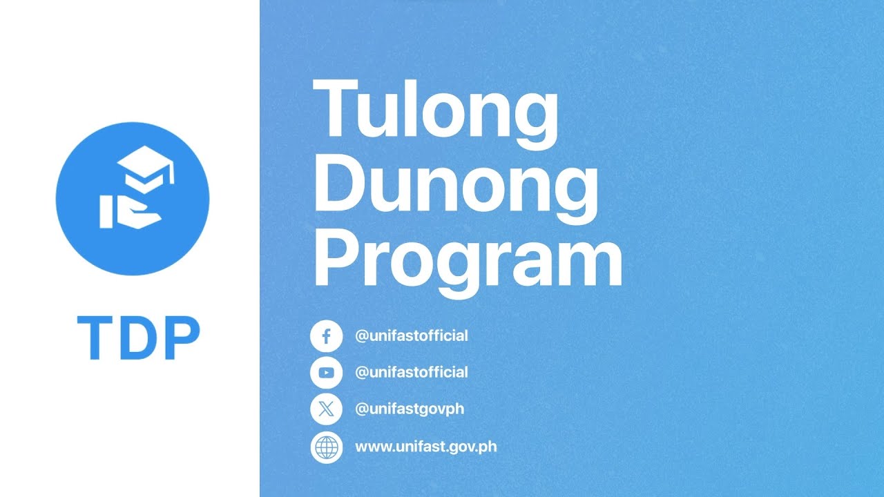 Tulong Dunong Program - YouTube