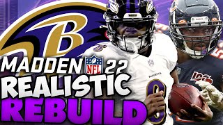 Getting Lamar Jackson More Weapons Proves Difficult... Madden 22 Baltimore Ravens Rebuild!