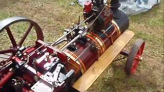 Scale Traction Engine at Tortworth Vintage Rally